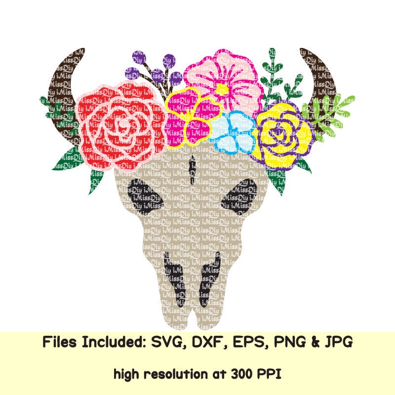 Free Free 75 Flower Cow Head Svg SVG PNG EPS DXF File