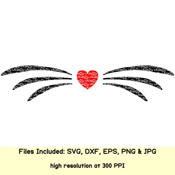 Download Kitty Svg Kitten Cat Whiskers Svg Heart Love Lover Meow Etsy 3D SVG Files Ideas | SVG, Paper Crafts, SVG File