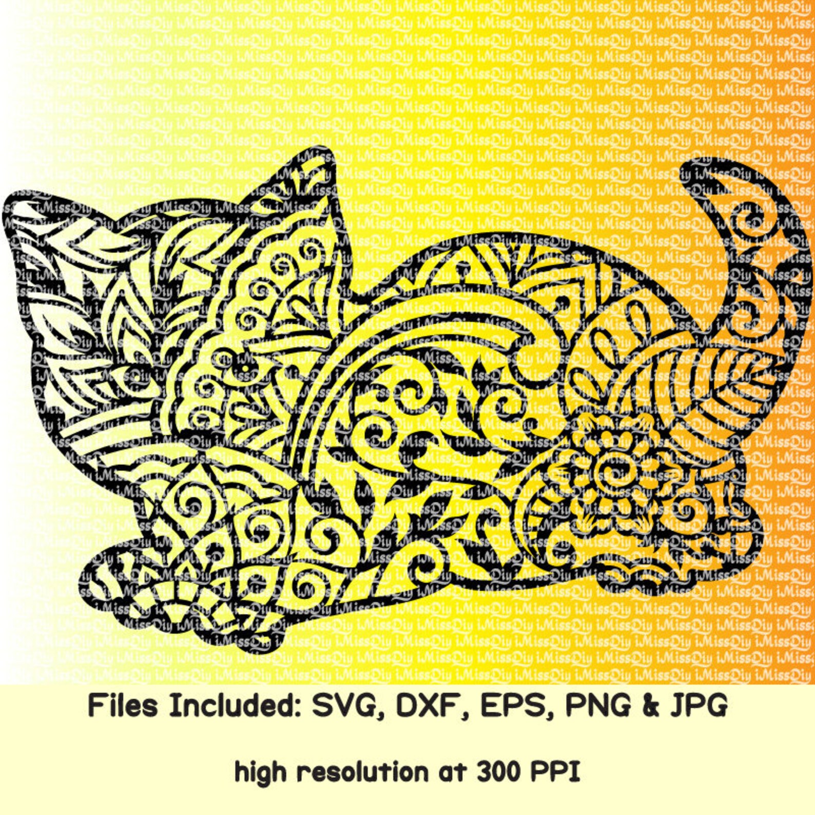 Download Zentangle cat svg kitten kitty svg mandala cat svg mom ...