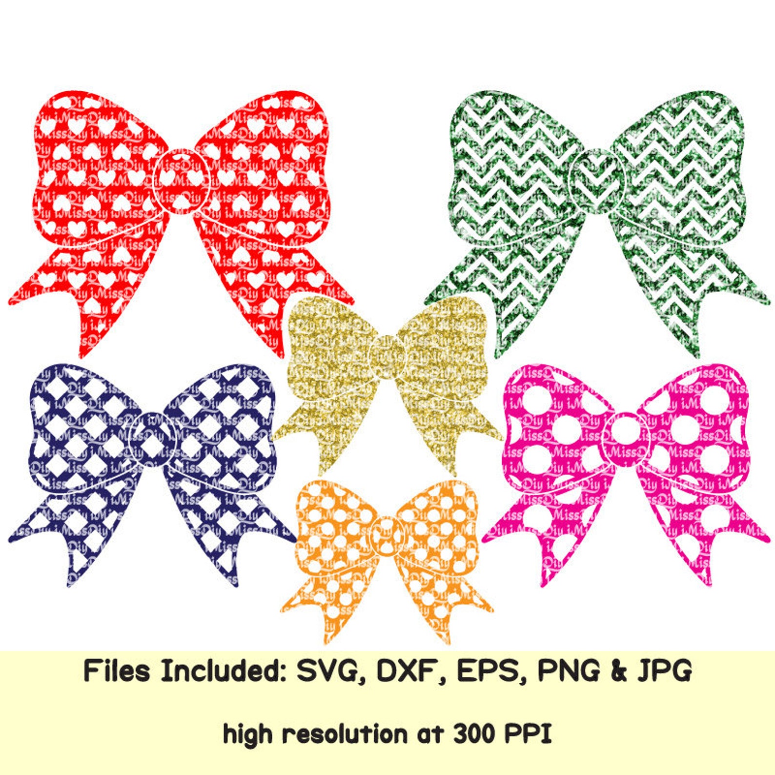 Cheer Bow Svg Ribbon Bows Svg Cute Girl Mom Womens Svg Files Etsy