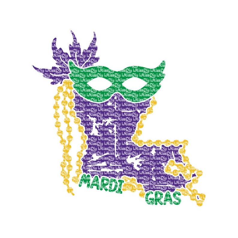 Download Mardi gras mask svg louisiana svg design beads monogram ...