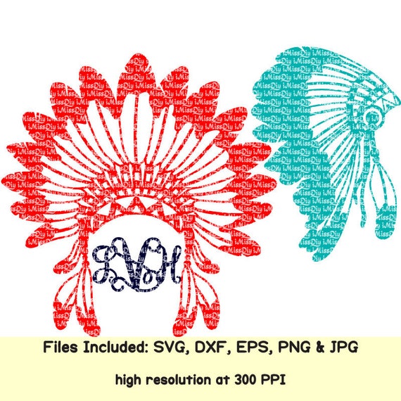 Download Indian svg tribal headdress warrior head dress chief ...