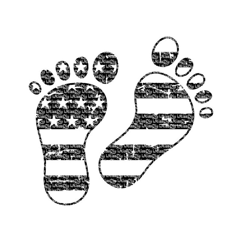 Download Footprints svg 4th of july svg baby girl boy svg little ...