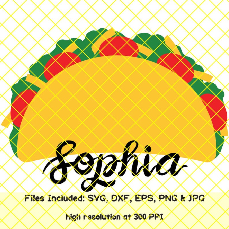 Taco svg files funny taco clipart cinco de mayo svg party 