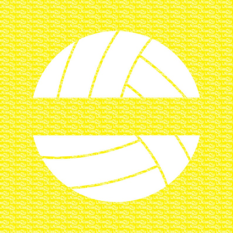Volleyball svg mom svg split volleyball monogram svg coach | Etsy
