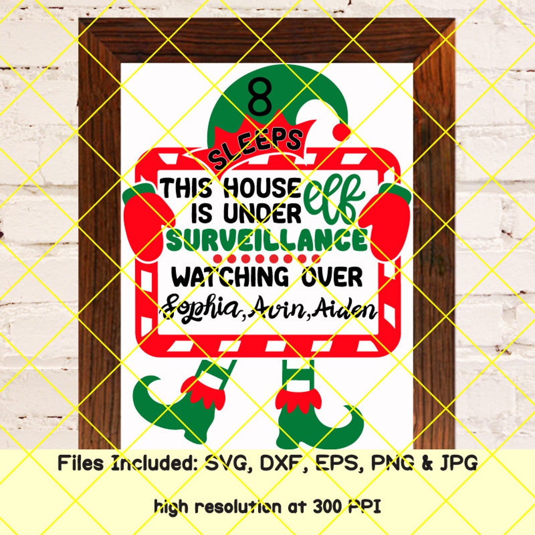 Christmas Countdown Svg Elf Svg Quotes Chalkboard Days Until Etsy