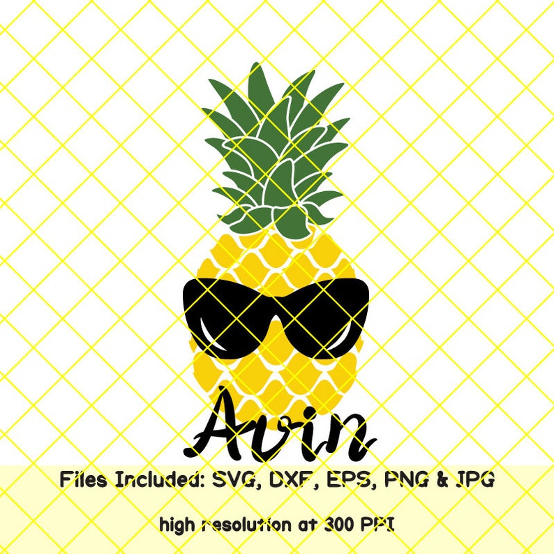 Pineapple svg with sunglasses svg baby boy shirt Pineapple Etsy