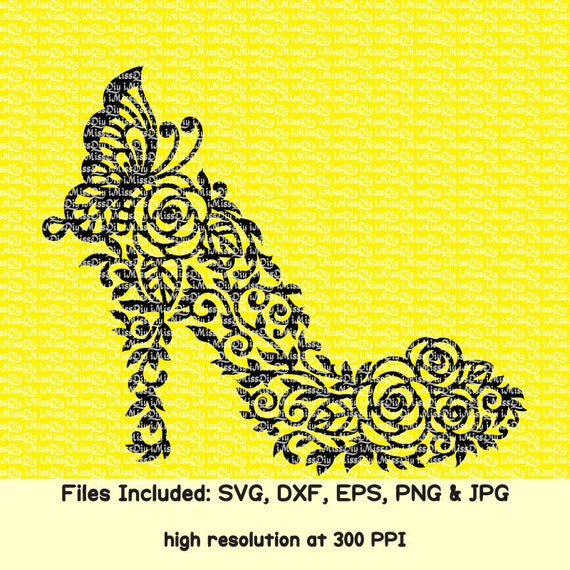 Download Mandala high heel svg Zentangle stiletto shoe heel boot ...