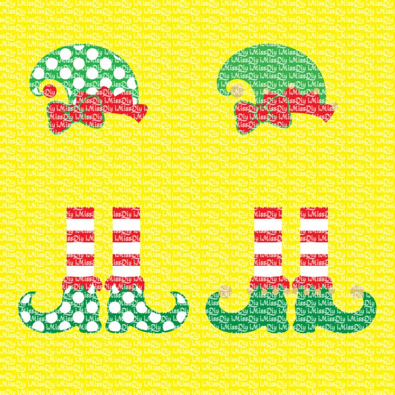 Download Elf svg elf hat shoes monogram svg girls christmas svg ...