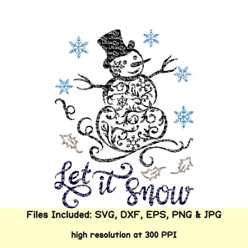 Download Let it snow svg snowman svg christmas svg sayings ...