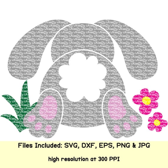 Download Bunny svg easter svg monogram cotton tail svg rabbit feet ...