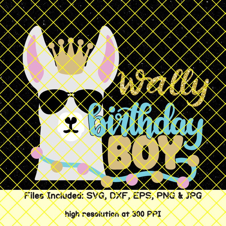 Download Birthday svg birthday boy svg llama svg shirt design files ...
