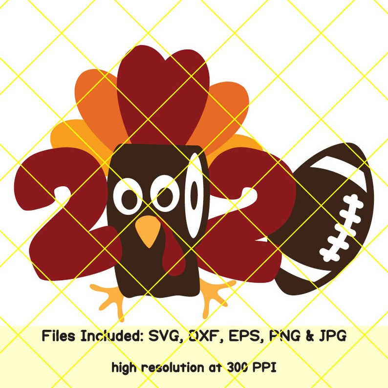 Thanksgiving 2020 svg football 2020 svg Happy fall svg | Etsy