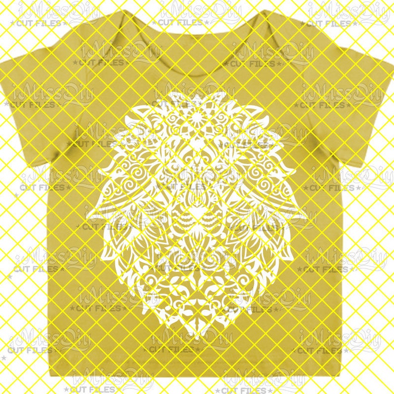 Download Mandala Lion svg Zentangle lion animal face head boho ...