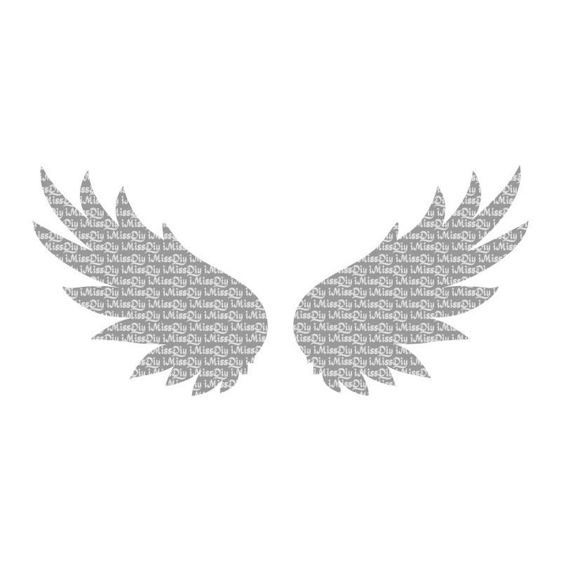 Download Angel Wings svg charm baby feather monogram svg files for ...