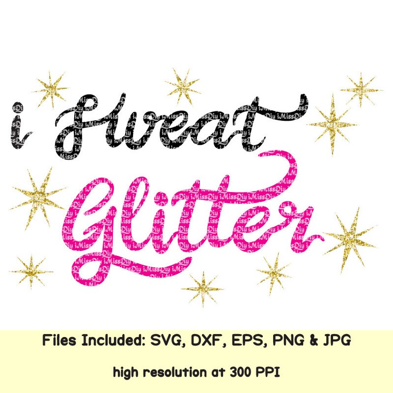 Download I Sweat Glitter svg sports Workout fitness svg yoga gym ...
