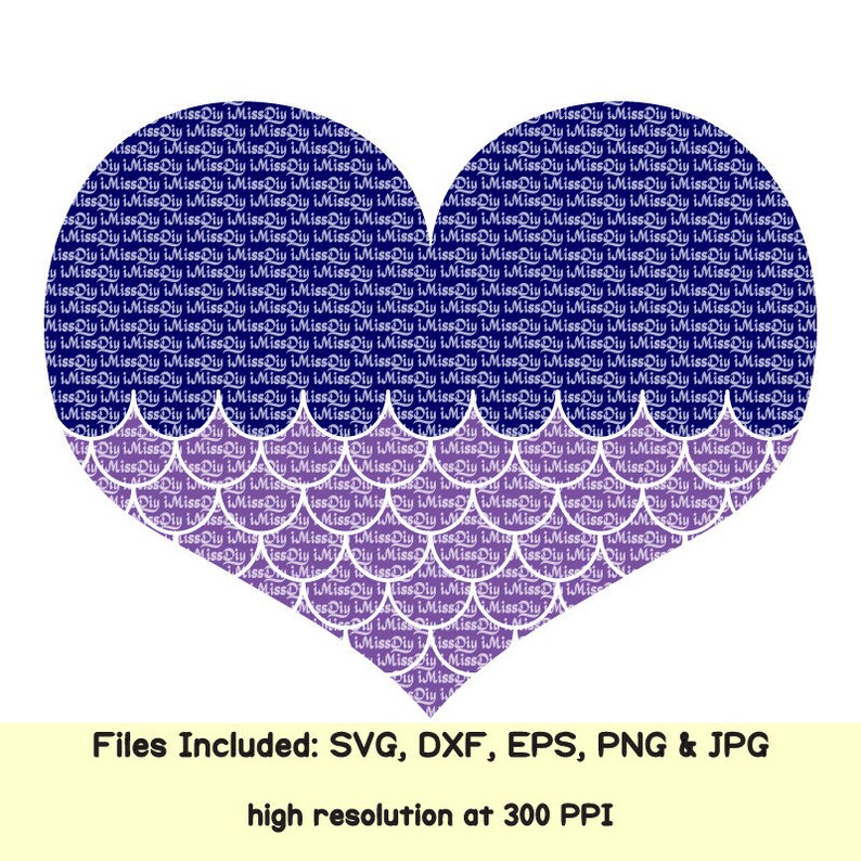 Download Valentines day svg love Mermaid heart svg tail scales ...