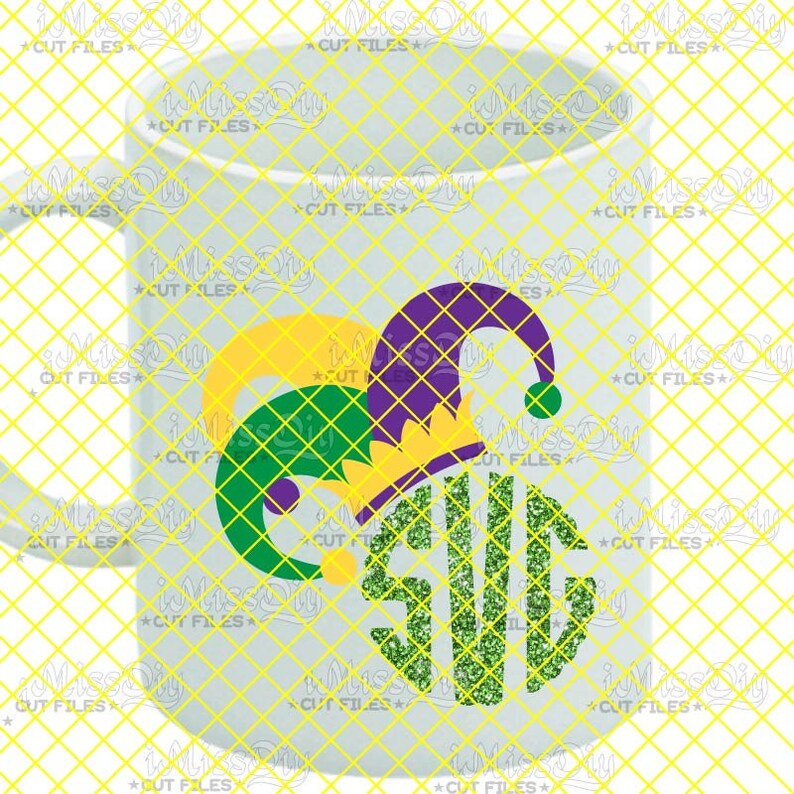 Download Mardi Gras svg Jester Hat svg monogram svg crown shirt mask | Etsy
