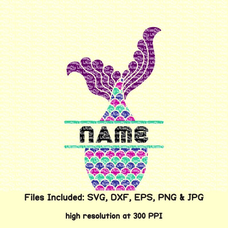 Free Free 275 Mermaid Tail Svg Etsy SVG PNG EPS DXF File