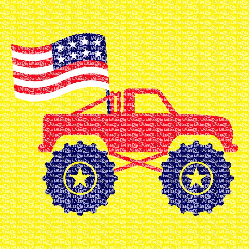 Download American flag svg monster truck svg boy fourth 4th of july svg | Etsy