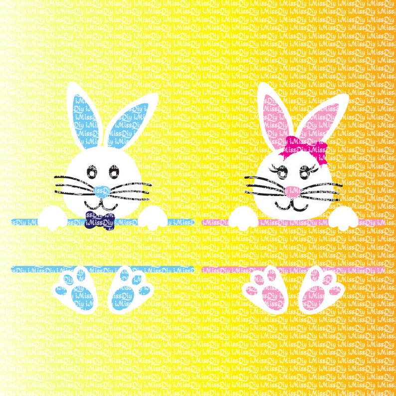 Download Easter bunny svg face svg split monogram svg rabbit face ...