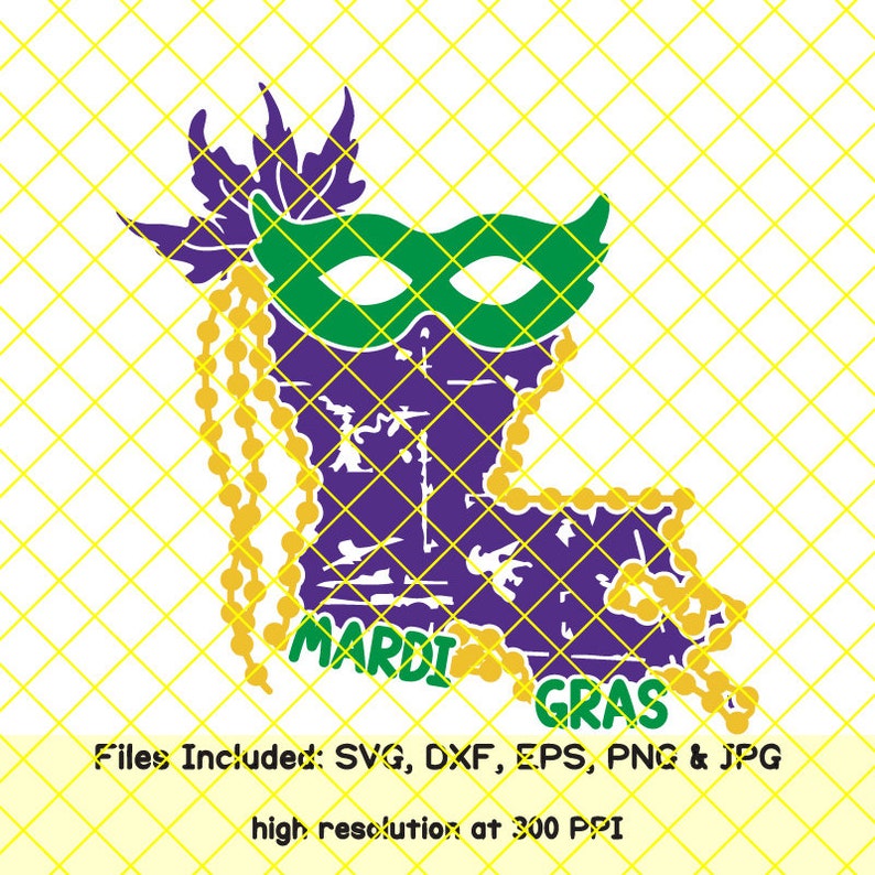 Download Mardi Gras Mask Svg Louisiana Svg Design Beads Monogram Svg Etsy