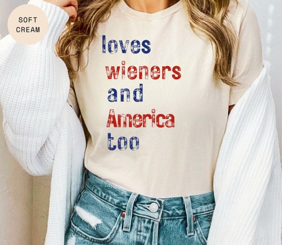 4th of July Wieners Dog Shirt: Patriotic USA Tee