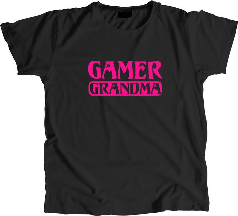 Gamer Grandma, Video Game Shirt, Online Gamer Gift, Gamer Christmas, Video Game Lover, Geek Shirt, Gift for Gamer, Game Gift, Nerd Shirt image 1