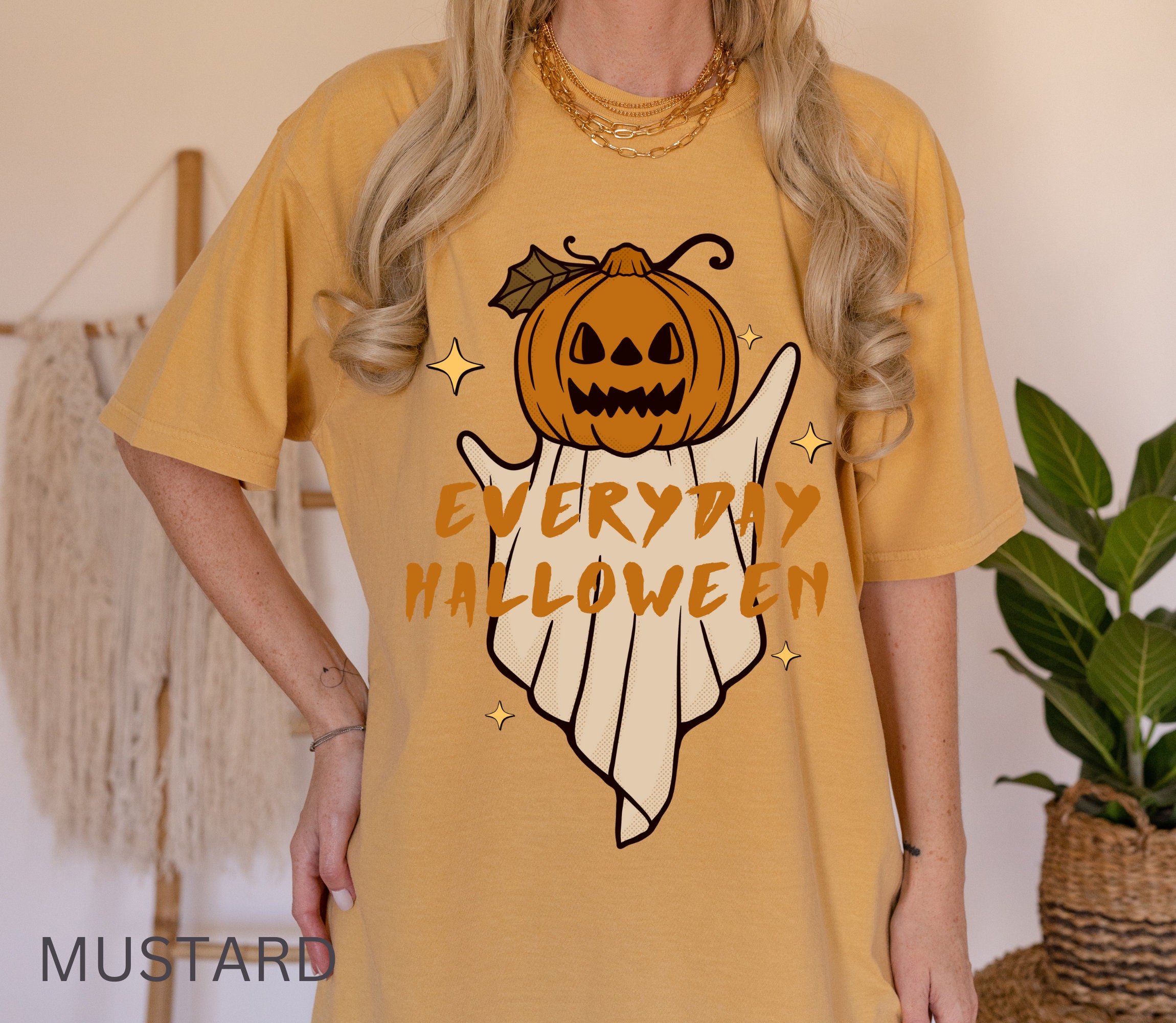 Discover Everyday Halloween Vintage Halloween Shirt - Jacko Lantern Shirt for Adults - Spooky Shirt - Cute Pumpkin Patch Halloween Shirts