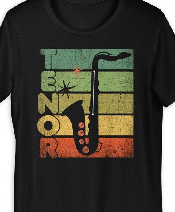 T-shirt saxophone ténor rétro des années 70, chemise saxophone vintage  cool, cadeau musicien, tee-shirt graphique saxophone, chemise rétro, t-shirt  rétro - Etsy France