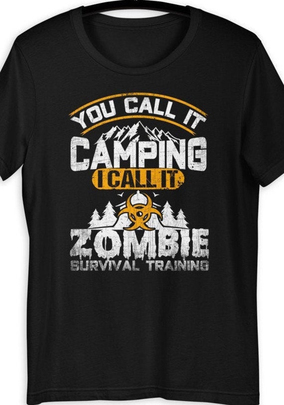Funny Halloween Camping T-shirt You 