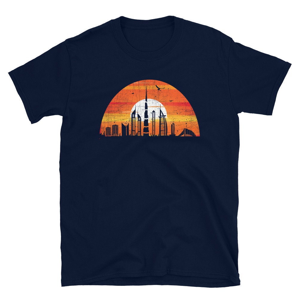 Dubai UAE Shirt Dubai Sunset Tshirt United Arab Emirates Etsy