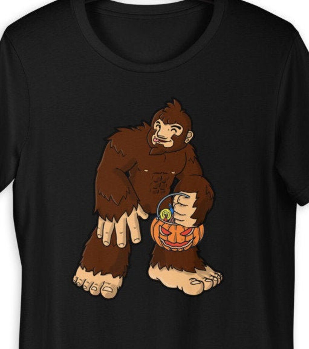 bigfoot halloween shirt
