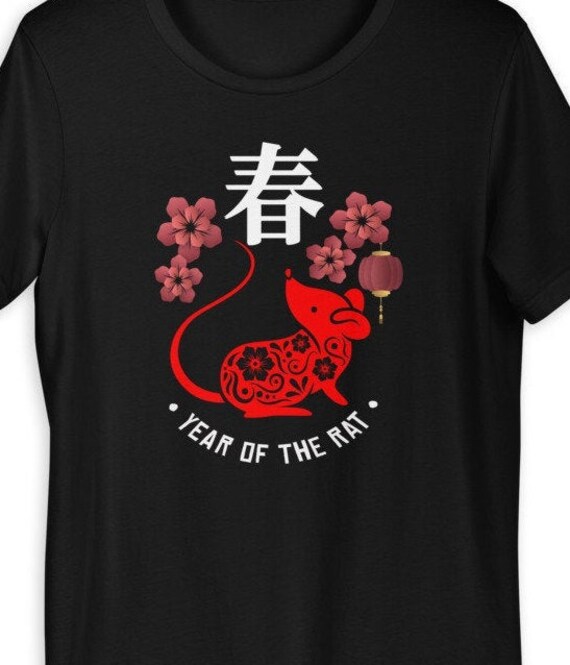 T-shirt Year of the Rat Shirt Zodiac | Etsy