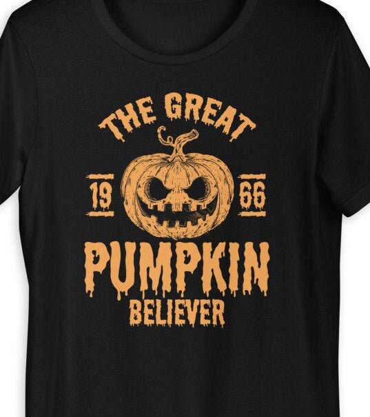 The Great Pumpkin Believer T-shirt Since 1966 Vintage - Etsy