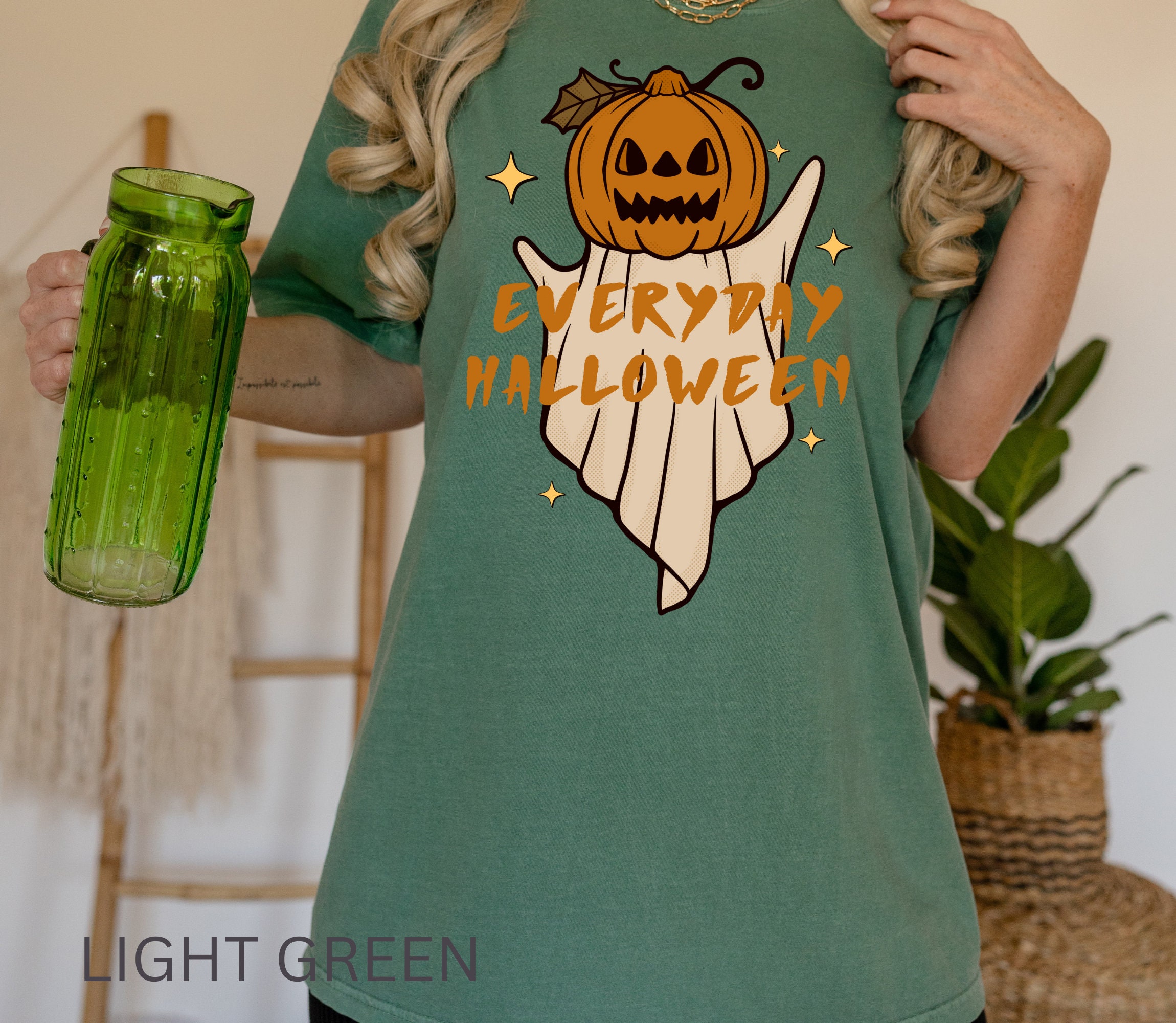 Discover Everyday Halloween Vintage Halloween Shirt - Jacko Lantern Shirt for Adults - Spooky Shirt - Cute Pumpkin Patch Halloween Shirts