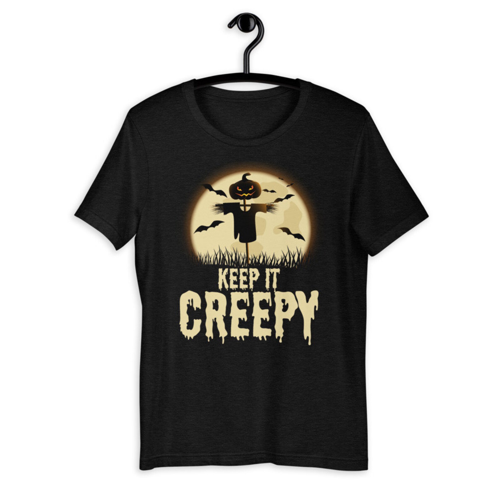 Keep It Creepy T-shirt Halloween Scary Scarecrow Shirt - Etsy