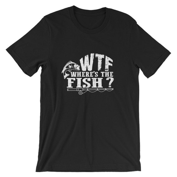 Funny Fishing Shirt Where's the Fish Bass Fishing T-shirt Fishing Gift  largemouth Bass Shirt fishing Shirt for Men and Women -  Canada