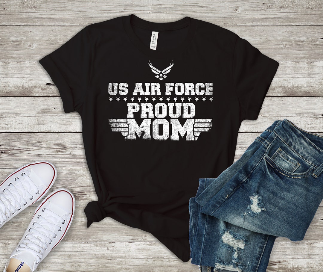 Air Force Mom Shirt Proud Air Force Mom Gift US Air Force - Etsy