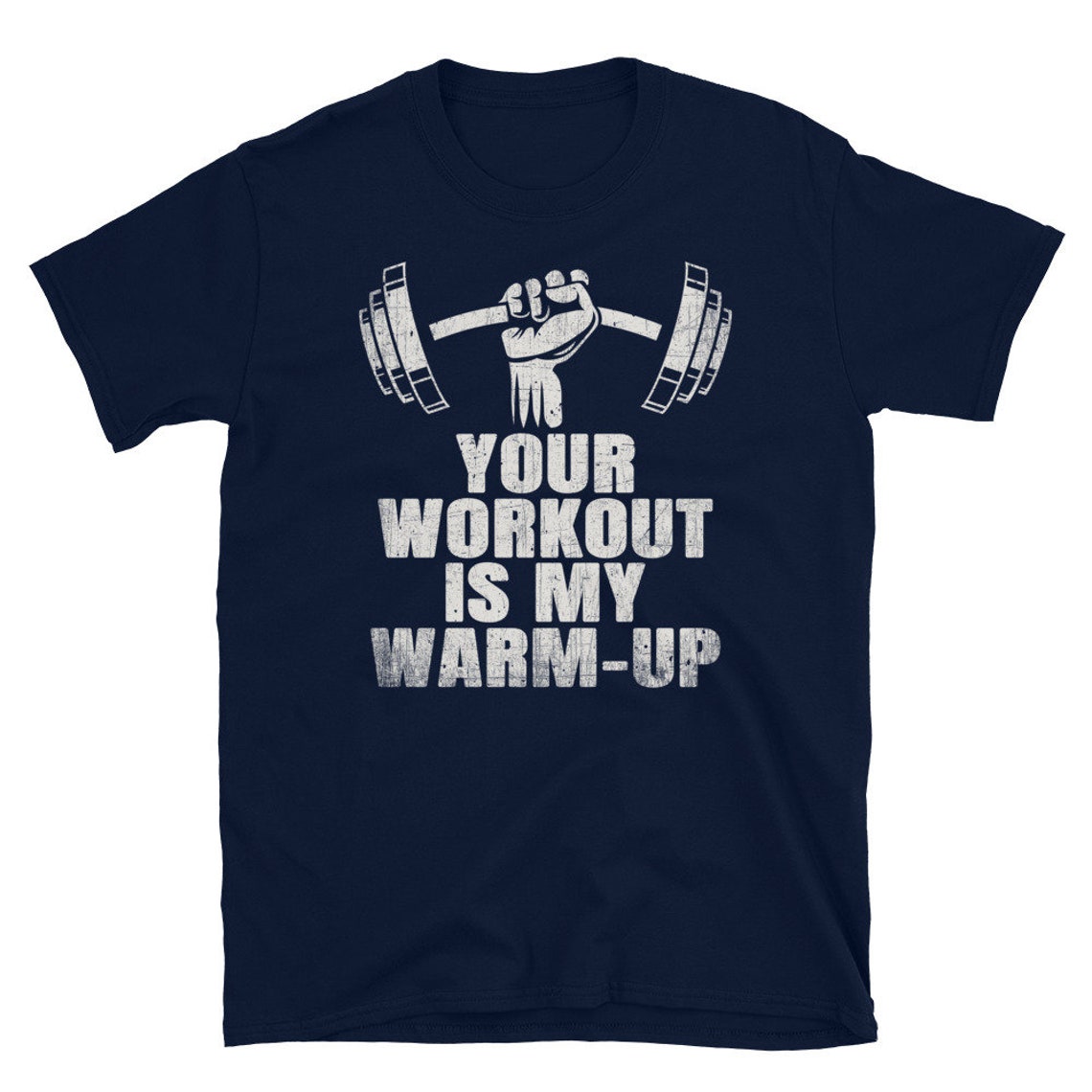Your Workout is My Warm Up Funny Workout Shirt Gym Workout Etsy UK