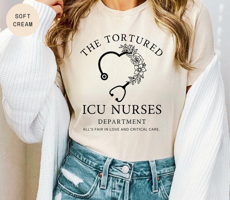 The Tortured ICU Nurses Funny Icu Nurses Shirt Icu Nurse Humor Apparel