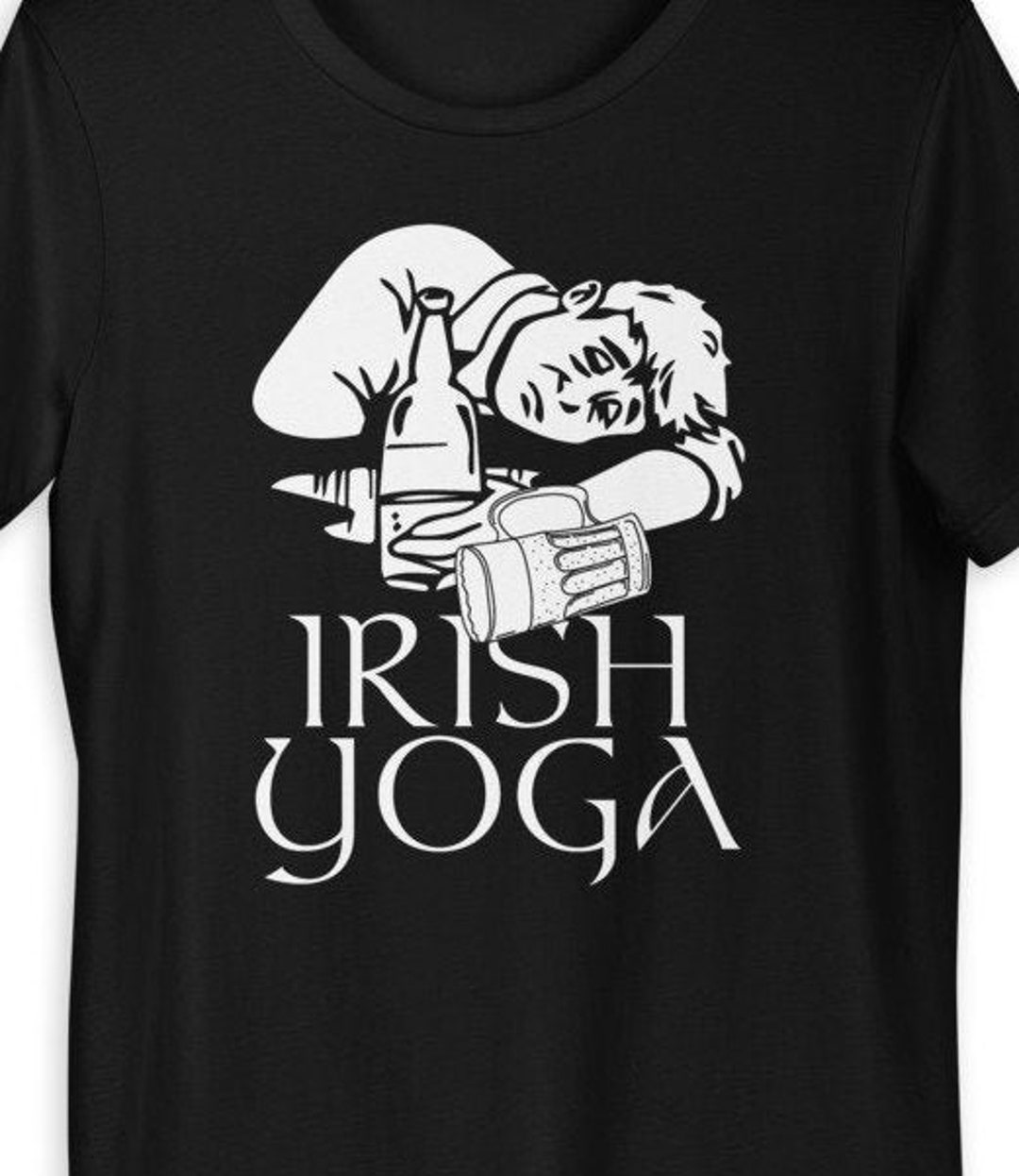 Irish Yoga Tshirt Green St Patricks Day Shirt St Paddys Etsy