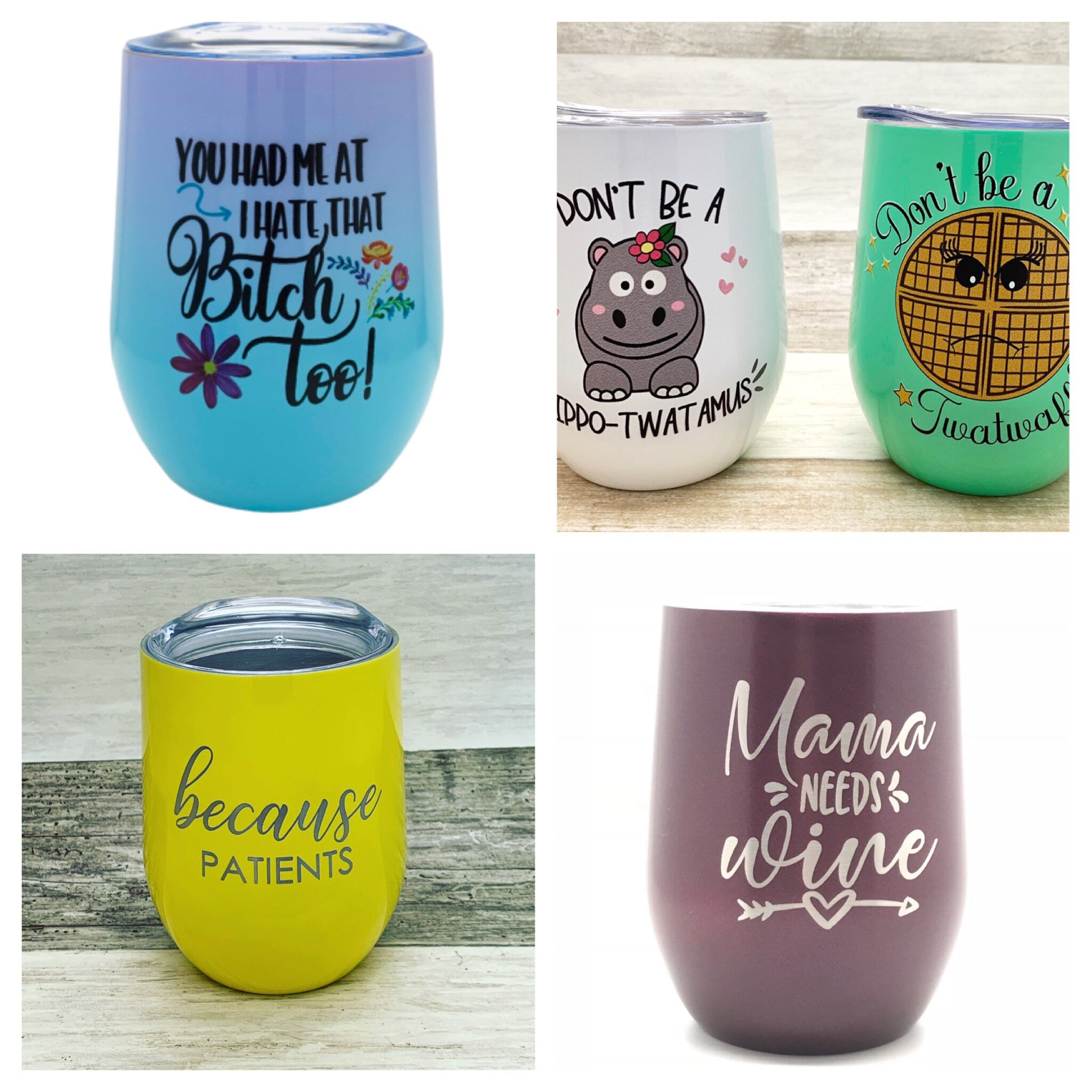Personalized Wine Tumbler Laser Engraved wine tumblers Wine Etsy