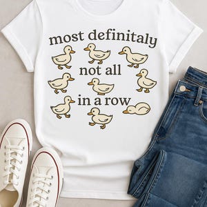 Ducks Not in a row PNG | Sublimation Design | Funny Sublimation | DTF Designs | Ducks in a row Digital Download
