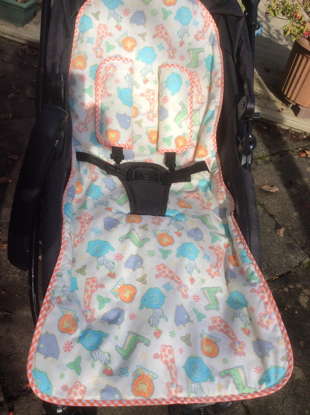 Baby Pram Liner With Strap Pads Etsy