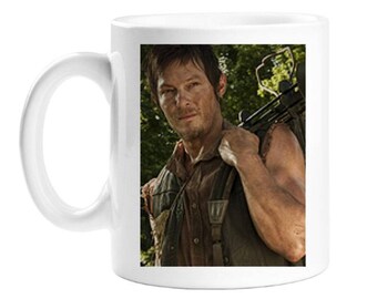 The Walking Dead Gift Mug - Daryl Dixon - TV And Film - Coffee Mug - Personalised Gift Mug - 10 Ounce - White Porcelain Mug - Unisex Gift