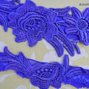 Blue Garter Set Boda Novia Algo Azul Ropa Garter, Azul Garter de boda, Boda Garter Set Cobalt Blue Garter Encaje Garter
