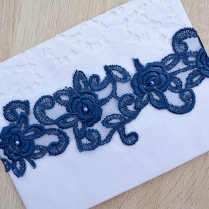 Bridal Garter Set Teal Blue Lace For Wedding, Garter Wedding Lingerie Teal Lace Set For Prom, Teal Wedding Gift Garter Bridal Gift Elegant