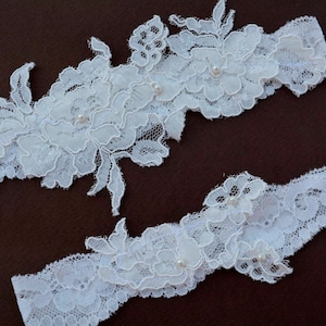 Giarrettiera avorio, giarrettiera in pizzo avorio, avorio di regalo di nozze, reggicalze giarrettiera Set, avorio, giarrettiera da sposa Vintage, matrimonio Boho, giarrettiera