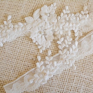 Ivory Garter Bridal Wedding Garter Set Beach Wedding Garter Set Ivory, Bridal Garter Set Ivory Toss Garter Garter Set Ivory Lace Keep Garter